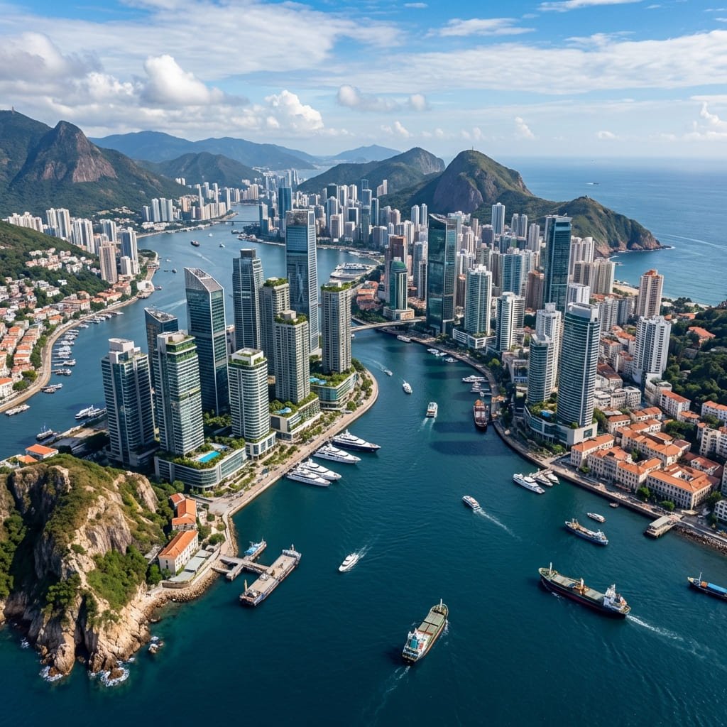 Vista panorâmica da cidade