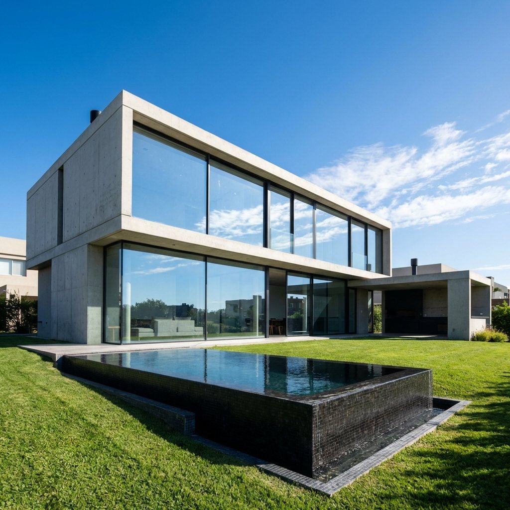 Casa moderna com piscina em Montenegro