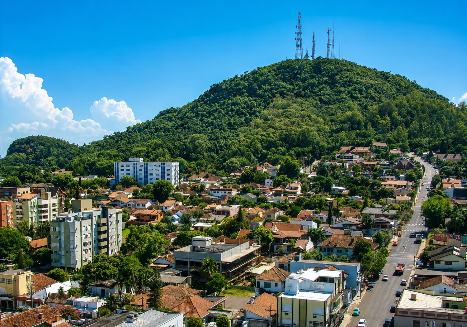 Vista panorâmica da cidade